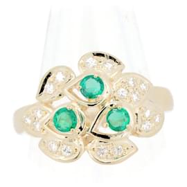 Autre Marque Pola Smaragd-Diamant Au750 Ring