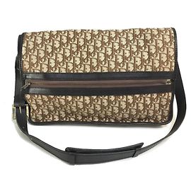 Borsa a spalla vintage Trotter a due flap Christian Dior
