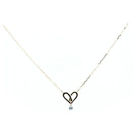 Autre Marque Collana AHKAH Fil Rouge Heart Petit Sway Au750