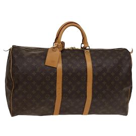LOUIS VUITTON Borsa Boston Monogram Keepall 55 M41424 LV Auth 138586
