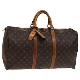 LOUIS VUITTON Borsa Boston Monogram Keepall 50 M41426 LV Auth 138405 - Louis Vuitton