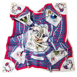 Hermès Les Voitures Nouvelles silk square