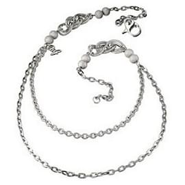 Splendida collana DOLCE & GABBANA catena doppia argento