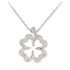 Autre Marque Colar de diamante trevo Vendome Aoyama PT850 PT950