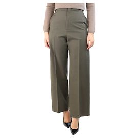 Loewe Pantalones de sastre caqui - talla UK 8