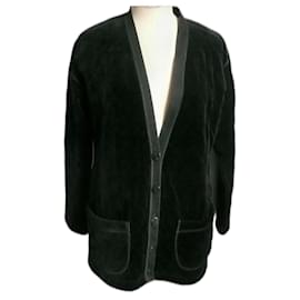 SONIA RYKIEL Steppjacke aus schwarzem Samt Größe 44/46 Sehr guter Zustand - Sonia Rykiel