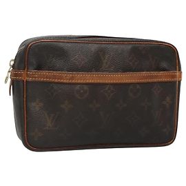 LOUIS VUITTON Clutch Compiegne 23 Monogram M51847 LV Auth bs28818
