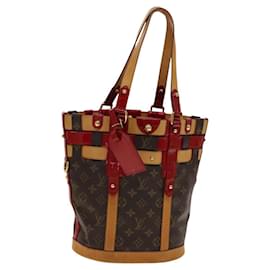LOUIS VUITTON Monogram Ruby Neo Bucket Tote Tasche Rot M95613 LV Auth 139320 - Louis Vuitton
