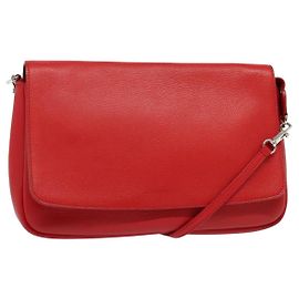 LOUIS VUITTON Parnasea Esan Ciel Borsa a Spalla in Pelle Rossa M94448 LV Auth 139078