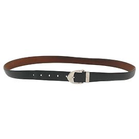 LOUIS VUITTON Cintura Taiga Classica 49,2" Nera LV Auth 138132