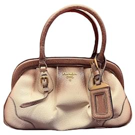 Borsa Prada Wild Boar Antik Pelle Beige Ombré