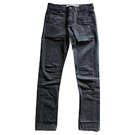 Off White Pantaloni neri Off-White in cotone – taglia 31
