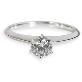Verlobungsring mit rundem Brillanten von 0,76 ct von Tiffany & Co.