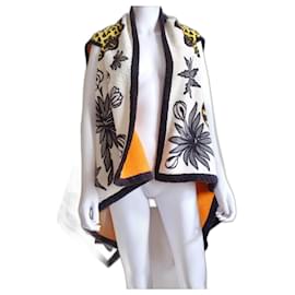 HERMES Toalla de Playa Poncho Tigres Raro Excelente Estado / No Disponible - Hermès