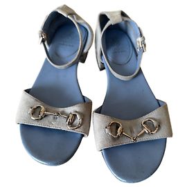 Sandali Gucci in pelle blu per bambini taglia 32