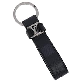 LOUIS VUITTON Portachiavi Dragonne Damier Graphite M62706 Auth LV sw1392M