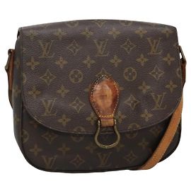 LOUIS VUITTON Monogram Saint Cloud GM Shoulder Bag M51242 LV Auth 131119