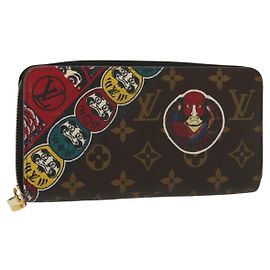 Zippy Wallet Louis Vuitton Kansai Yamamoto Zusammenarbeit M67249 Auth LV 138928