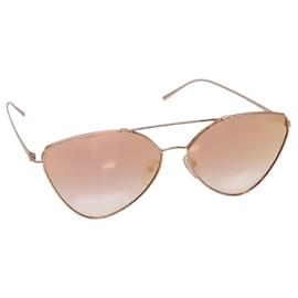 PRADA Sonnenbrille aus goldfarbenem Metall Auth sw1398 - Prada