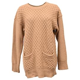 Marni Strickkleid aus brauner Wolle