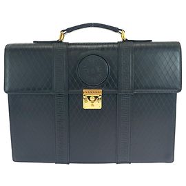 Borsa a tracolla in pelle vintage Sunburst di Versace