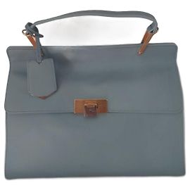 Borsa a mano Balenciaga Le Dix in pelle turchese