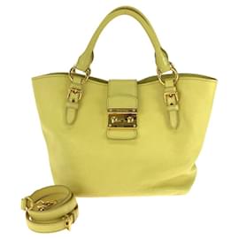 Sac à main 2 en 1 en cuir Madras Miu Miu