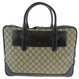 Borsa da lavoro in tela GG Supreme di Gucci
