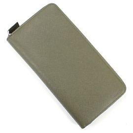 Prada Khaki Saffiano Langbörse