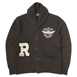 Ralph Lauren Cárdigan de lana aplicado RRL