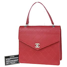Chanel Vintage CC Flap Handtasche aus Kalbsleder