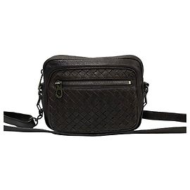 Bolso de hombro mini de cuero Intrecciato de Bottega Veneta