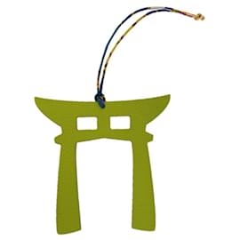 Hermes Petit Ash Torii Leather Handbag Charm - Hermès