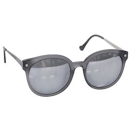 Occhiali da sole BALENCIAGA in plastica nera Auth sw1377