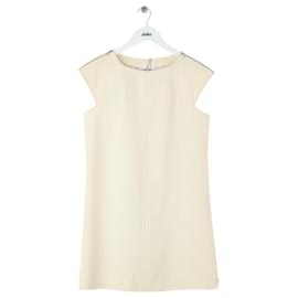 Vestido de lana color crudo - Courreges