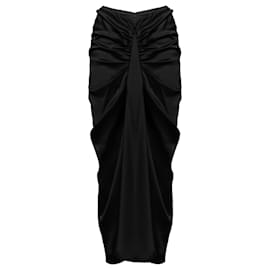 Falda larga negra Givenchy de viscosa