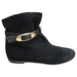 Botines Giuseppe Zanotti de ante negro