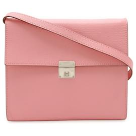 Hermès Borsa a Spalla Hermes Chevre Click 16 Rosa