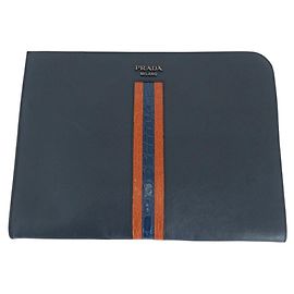 Borsa Clutch Crocodile Saffiano 2VN003 di Prada