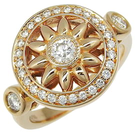 Anello in diamante in oro giallo 18K Harry Winston