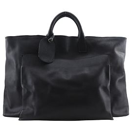 Borsa Boston in pelle di vitello nera Gucci