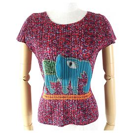 Issey Miyake Polyester T-Shirt PLEATS PLEASE PP63-JK522