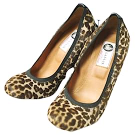 WEDGE Ballerinas aus Kalbsleder von Lanvin
