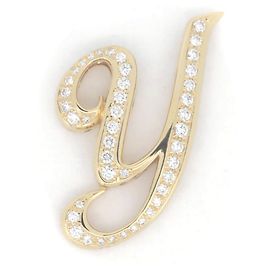Autre Marque Pendente in diamante Yukizaki Alpha Y Au750