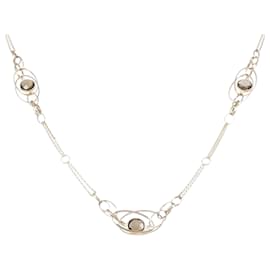 Autre Marque Collana in quarzo fumé in oro rosa Au750