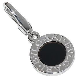 Bulgari Pendente in Onice in Oro Bianco Au750 Bvlgari Bvlgari