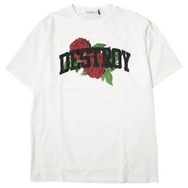 Autre Marque Camiseta de algodón UNDERCOVER S/S DESTROY ROSE