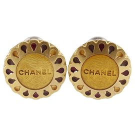 Orecchini con motivo floreale Chanel