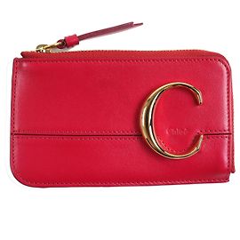 Chloé Chloe CHLOEC Leather Coin Case