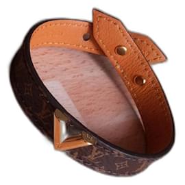 Bracciale Louis Vuitton Monogram Marrone Oro